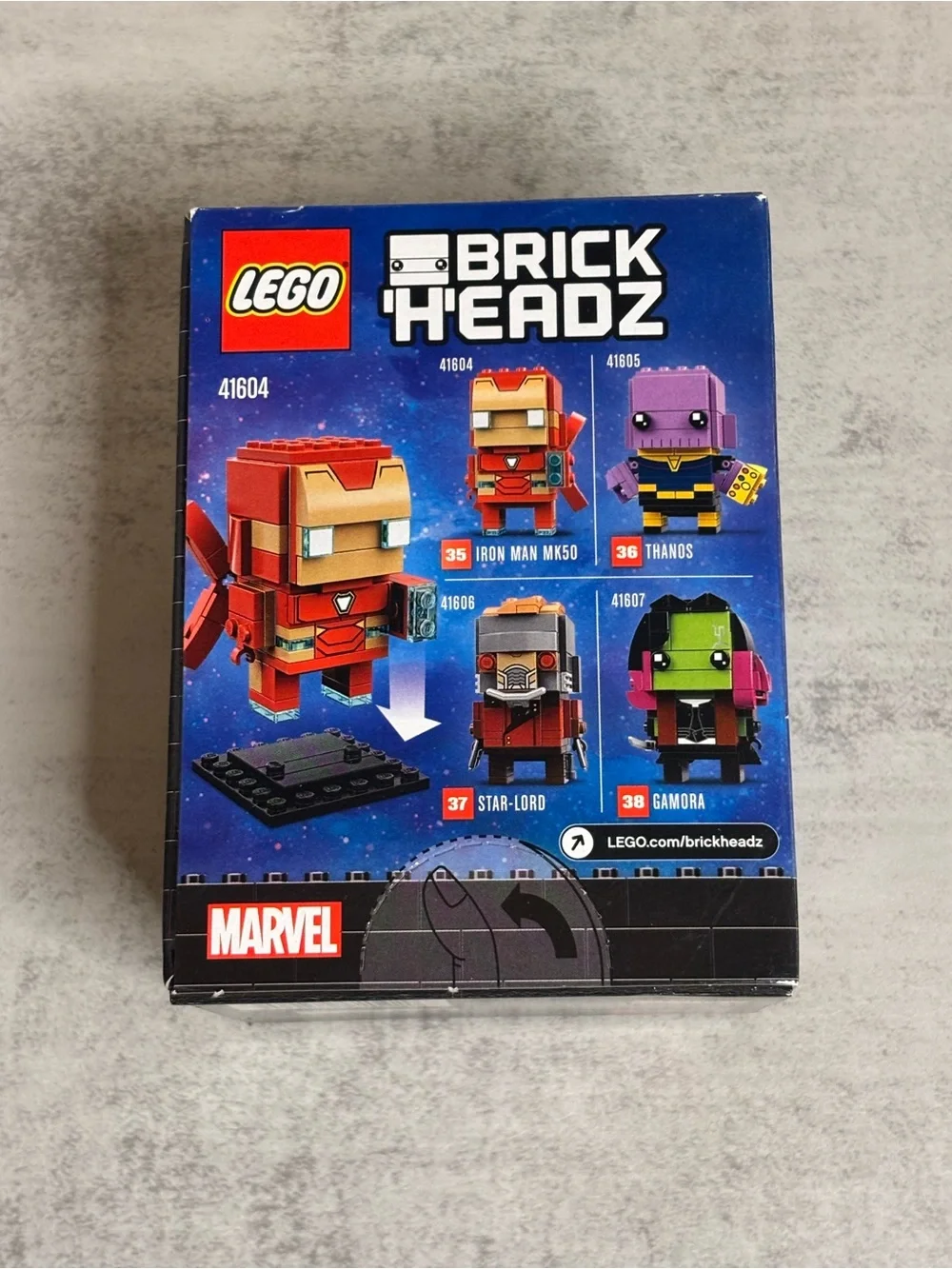 Lego Marvel BrickHeadz Iron Man MK50 Set (#41604)